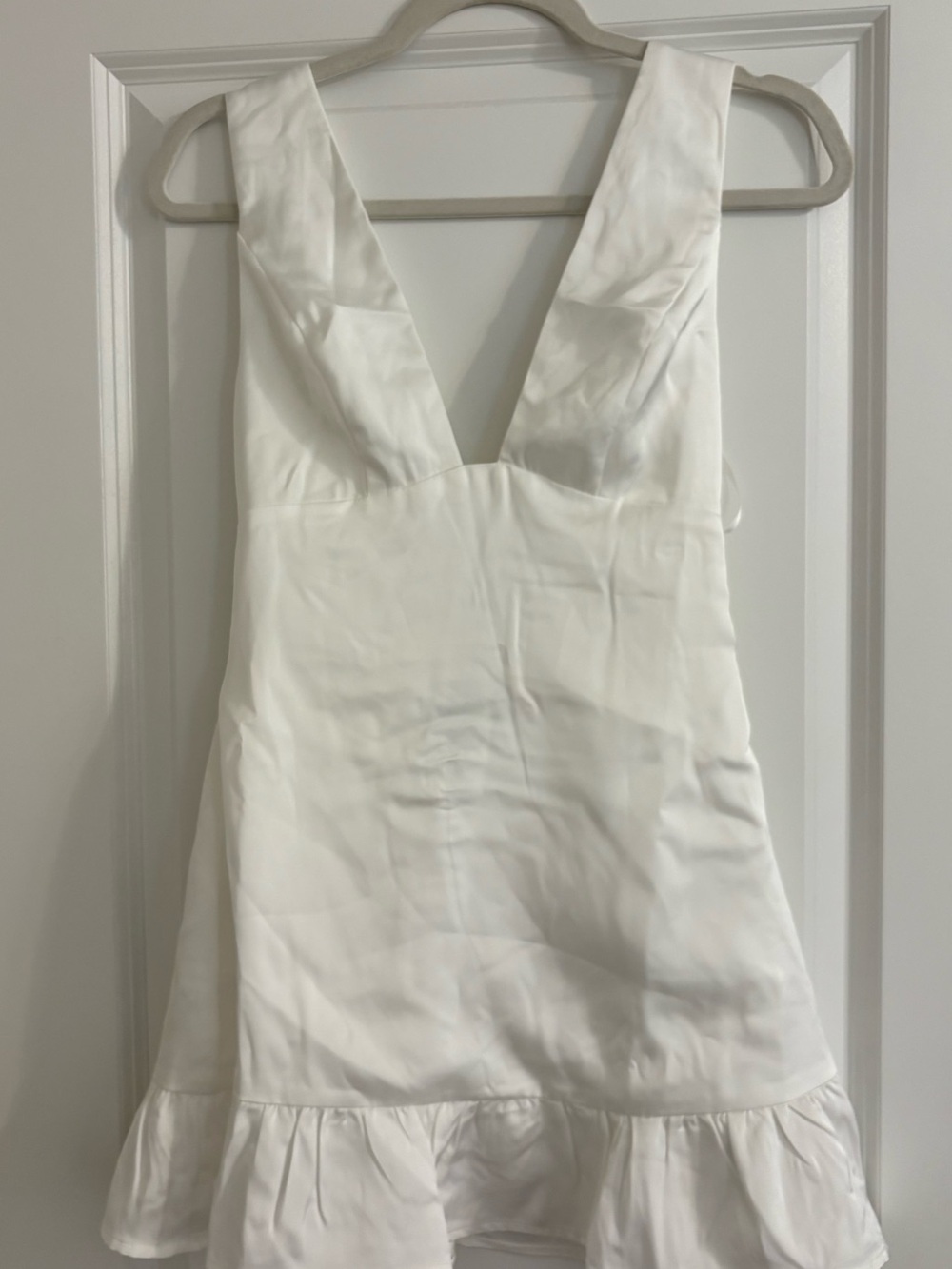 Hello Molly White Mini Dress - Picture 3 of 5